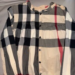 Plaid Button-Up Shirt